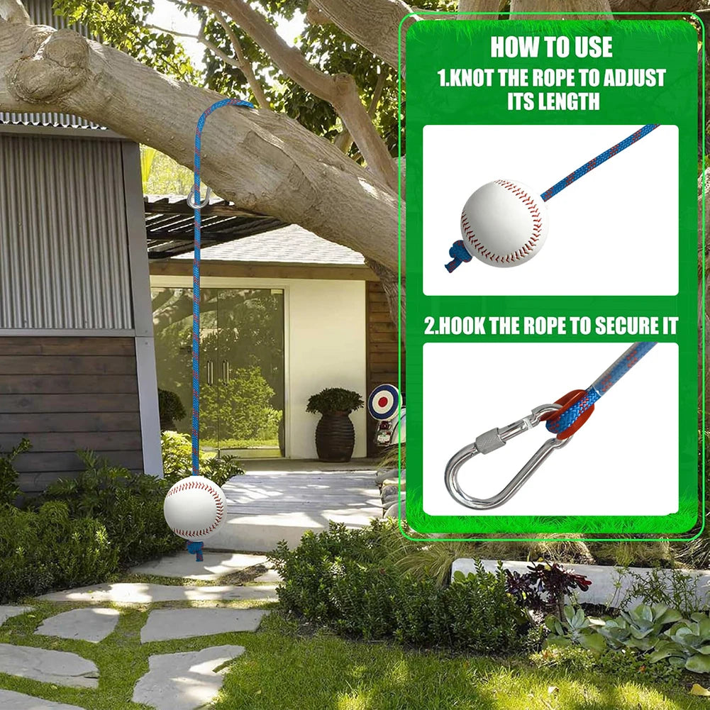 Baseball Batting Trainer Hitting Practice Equipment Baseball & Softball Training Aid for Improving Batting Precision