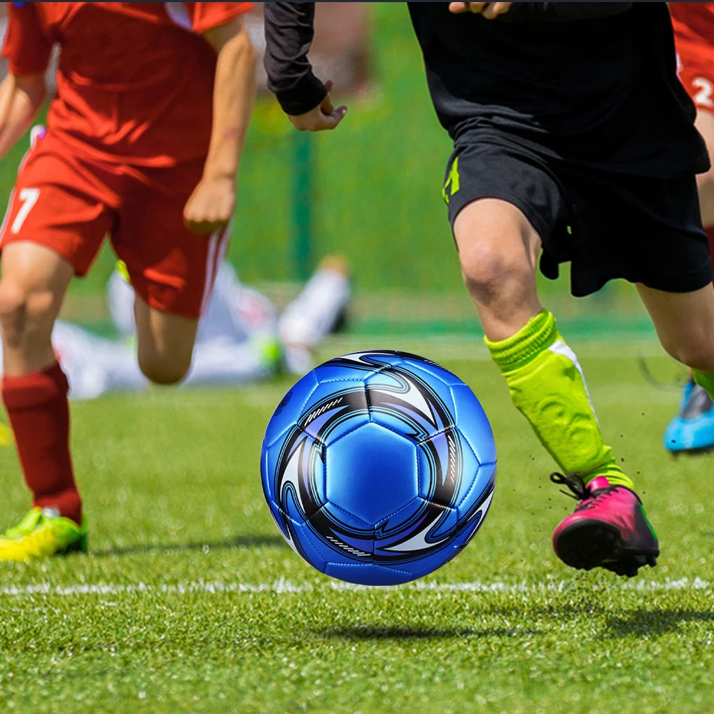 Leakproof Soccer Ball Durable PU Leather for Campus Play