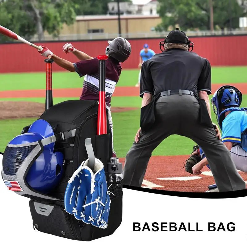 Bat Bags Baseball Baseball & Softball Equipment Bag Lightweight Waterproof Equipment Bag For Youth And Adults Teeball Gear
