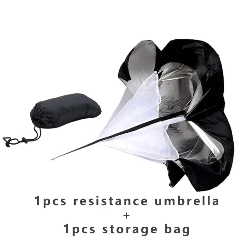 Adjustable Resistance Drag Parachute for Soccer and Track Training