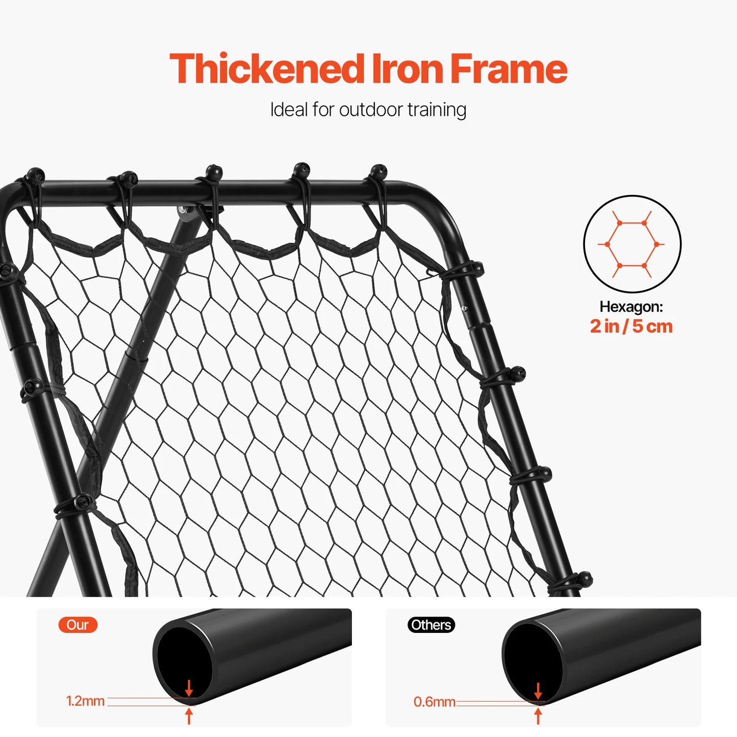 Portable Soccer Rebounder Net for Ultimate Training Experience
