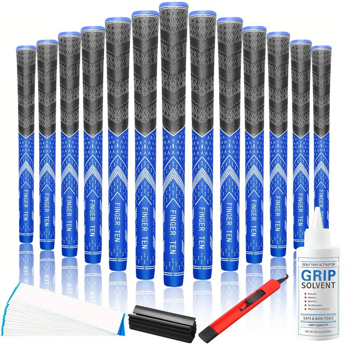 Golf Club Grips Kit Multi-Purpose Corded Rubber for Performance