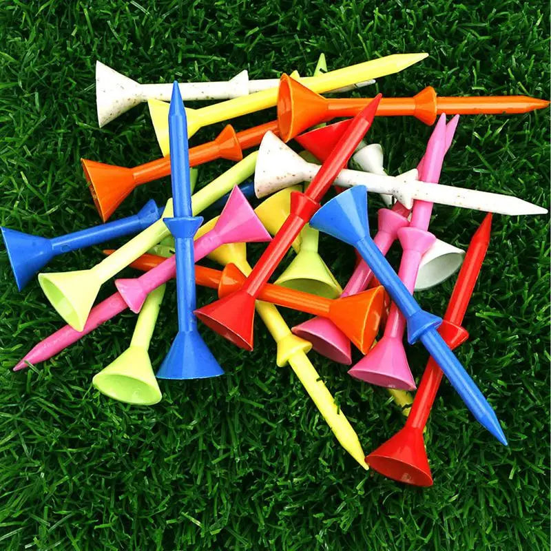 Durable Plastic Golf Tees 50 Pack Perfect for Practice