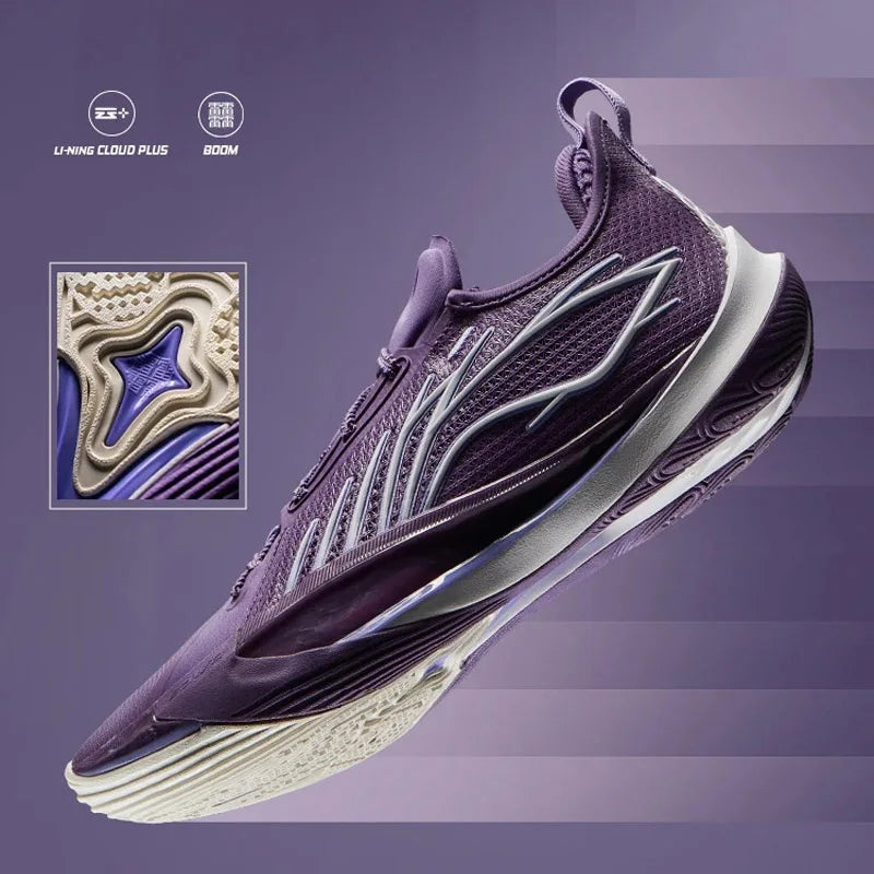 Li-Ning Men SONIC XIII Professional Basketball Shoes BOOM Cushion TUFF RB Wearable LiNing Competition Sports Shoes ABAV025