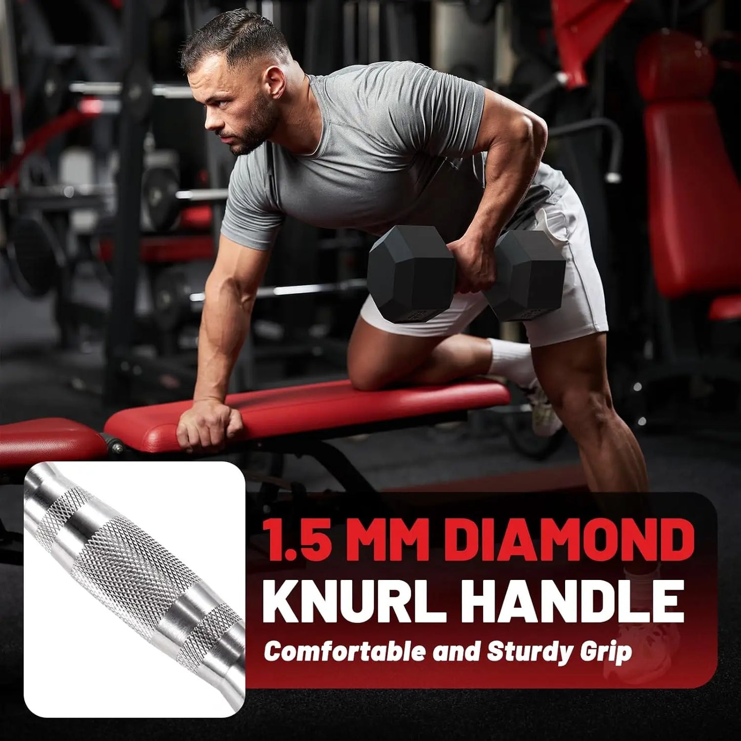 Dumbbell Set Rubber Encased Home Gym Dumbbells Exercise Fitness Weights Dumbbells Set of 2 for Women Men Hand Weight for Strengt