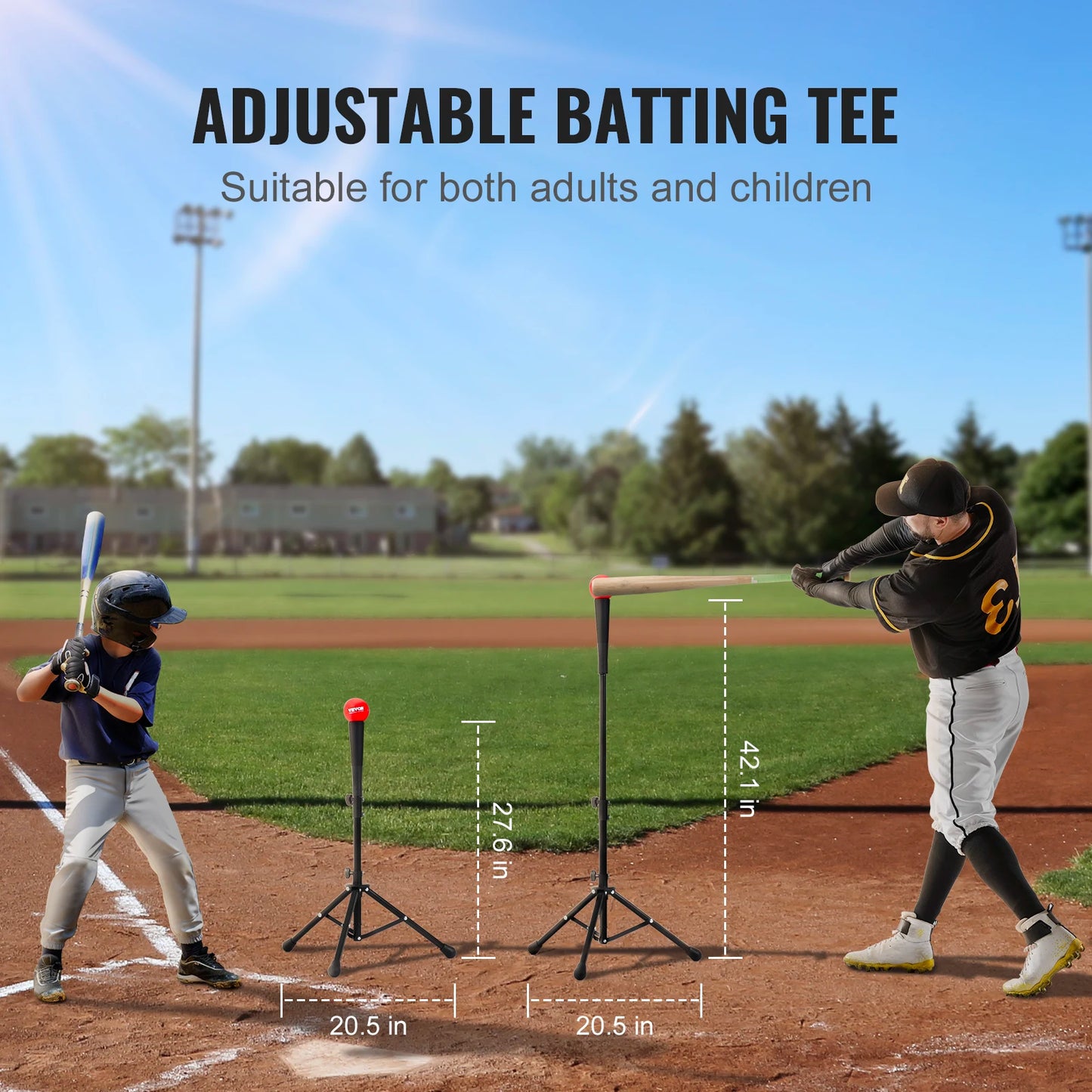 VEVOR 5x5ft Portable Baseball Softball Practice Net for Hitting Batting Catching Pitching with Bow Frame Carry Bag Strike Zone