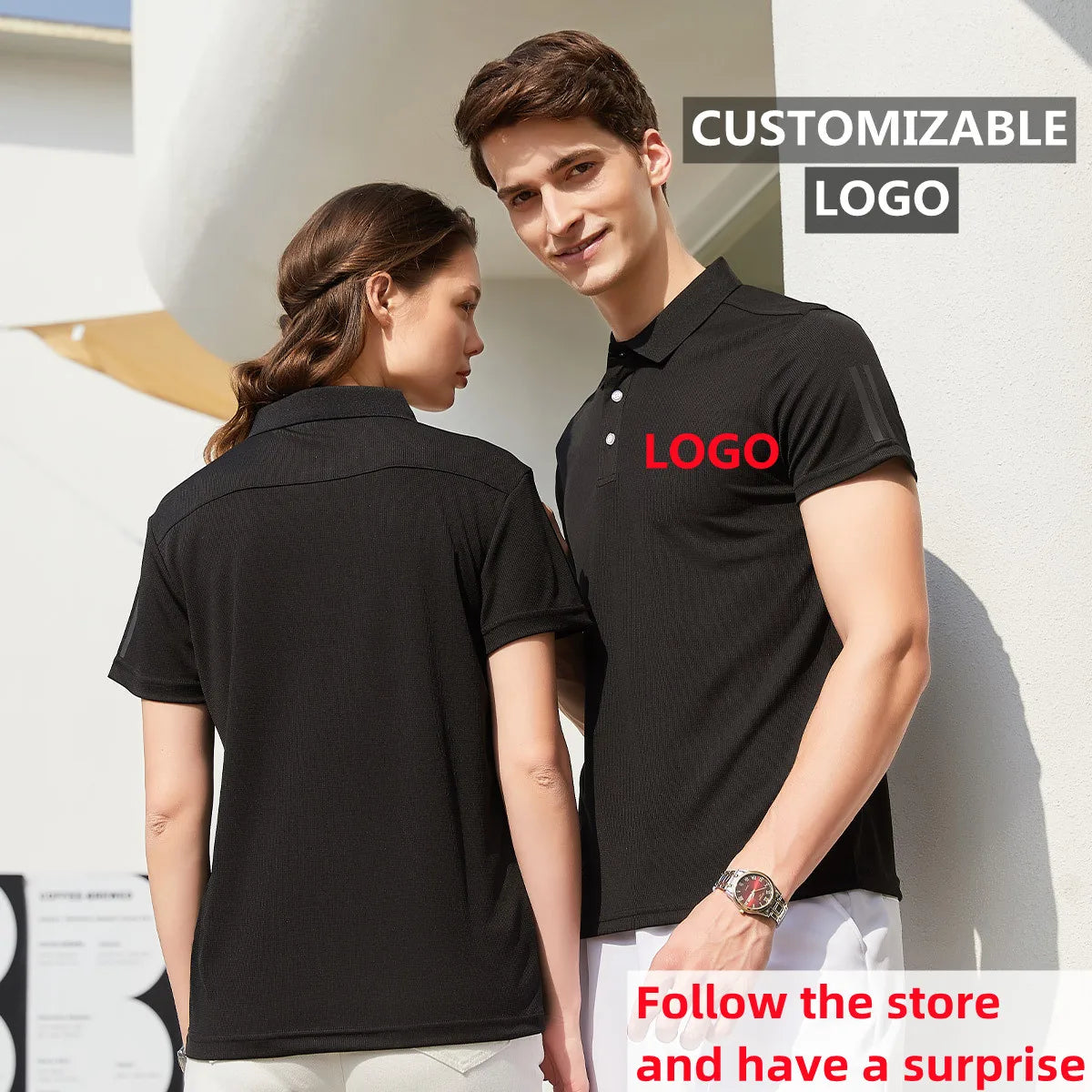 Luxury Quick-Drying Golf Polo Shirt for Men