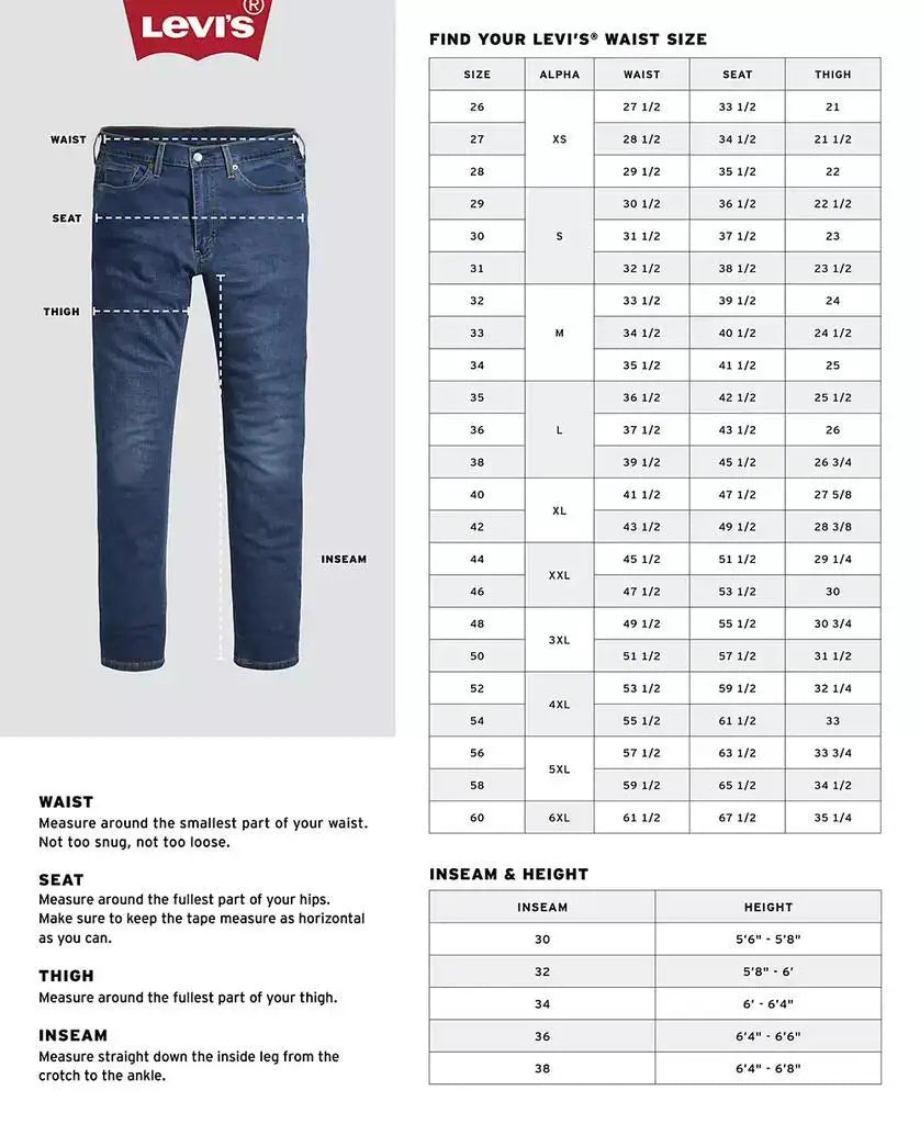 Levi's Men's Slim Fit Breathable 5-Pocket Sportswear Shorts Flex 412 Sweatpants
