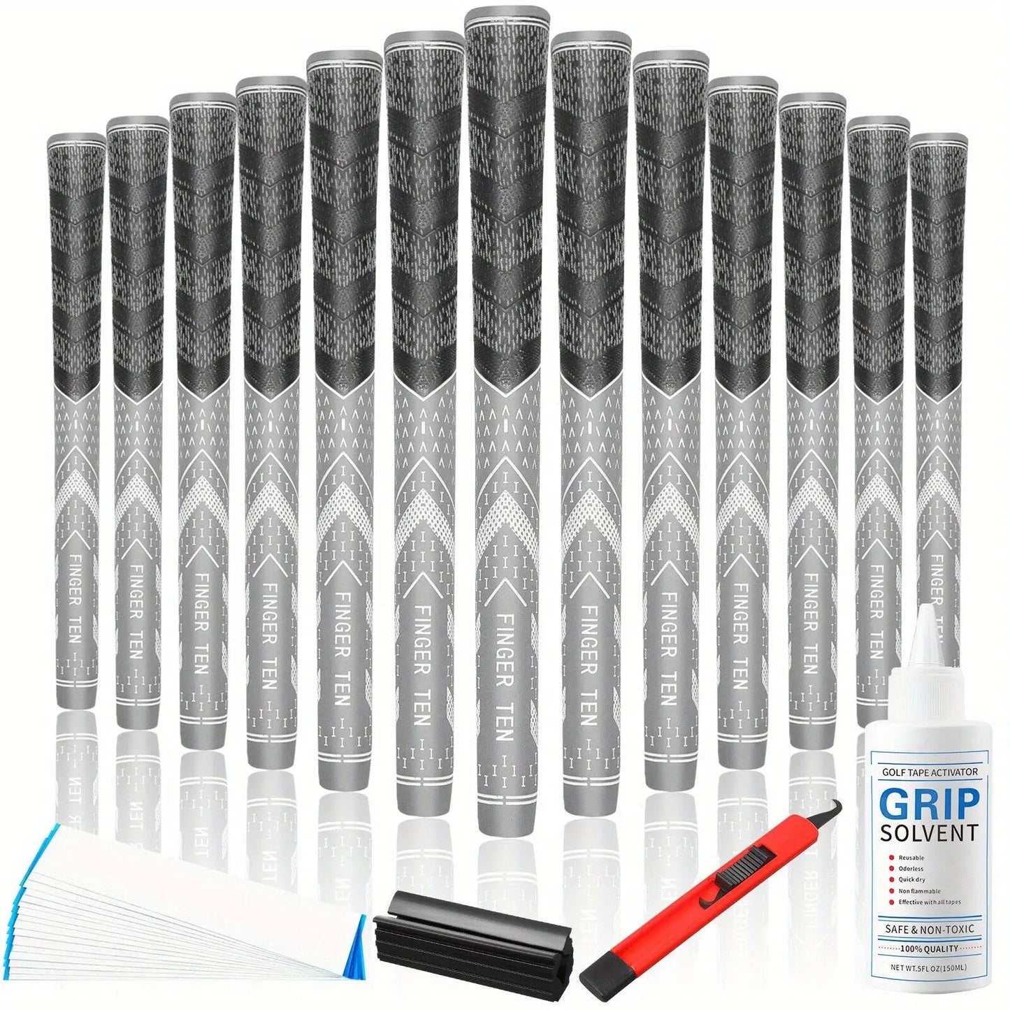 Golf Club Grips Kit Multi-Purpose Corded Rubber for Performance