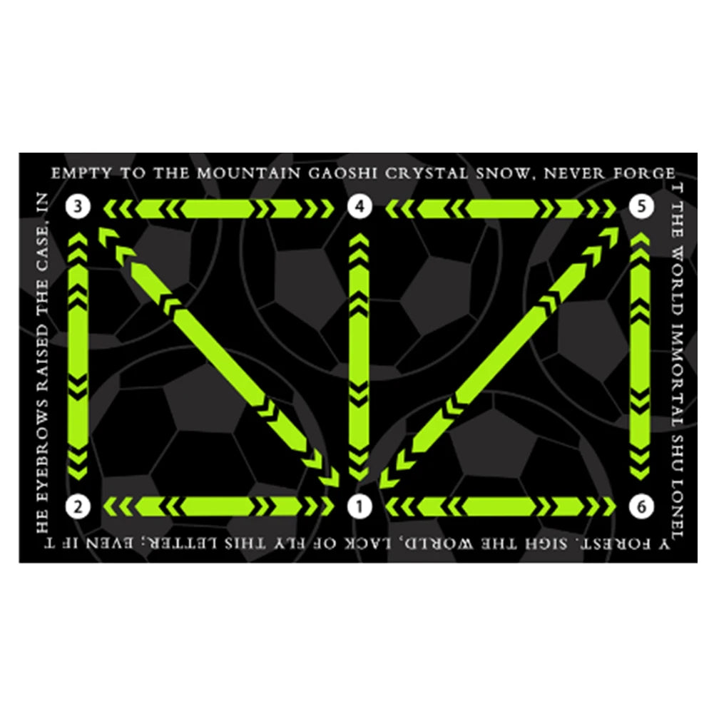 Non-Slip Football Training Mat for Agility and Dribbling Practice