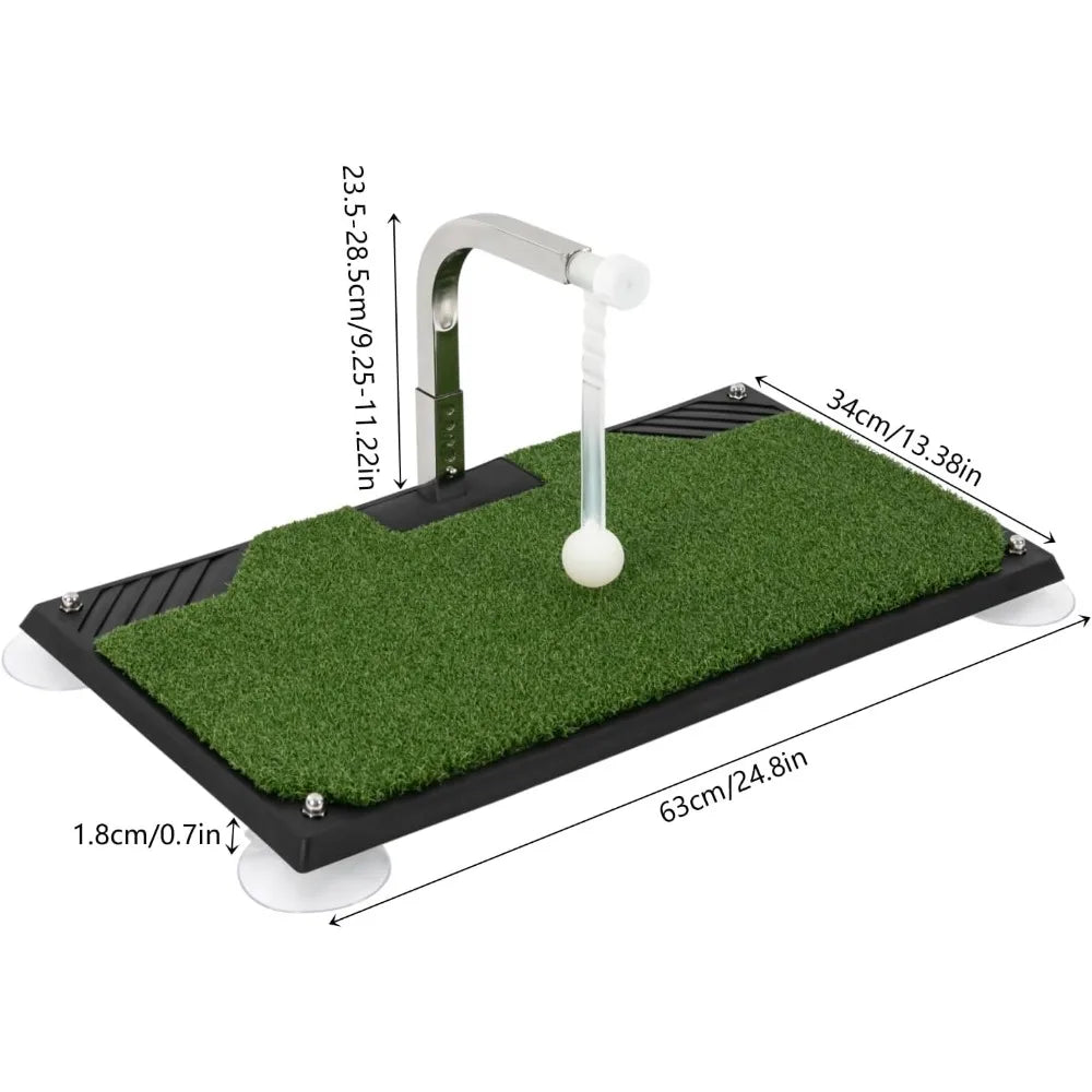 Golf Training Equipment with Adjustable Height for Indoor Practice