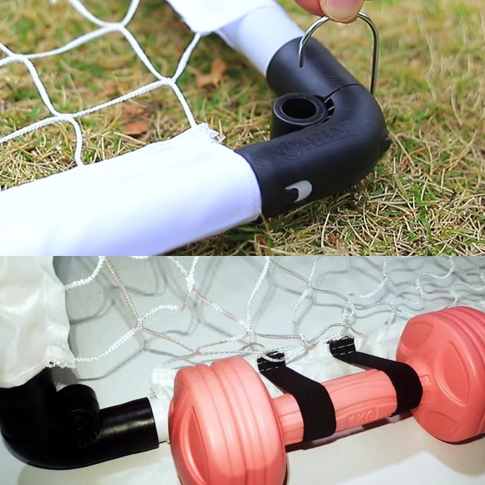Foldable Soccer Goal Post with Pump and Ball for Training