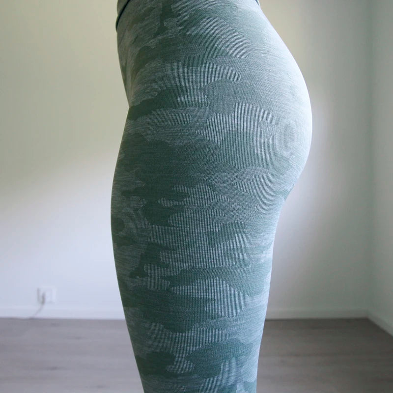 NEPOAGYMCN Women Seamless High Waist Scrunch Leggings Yoga Pants
