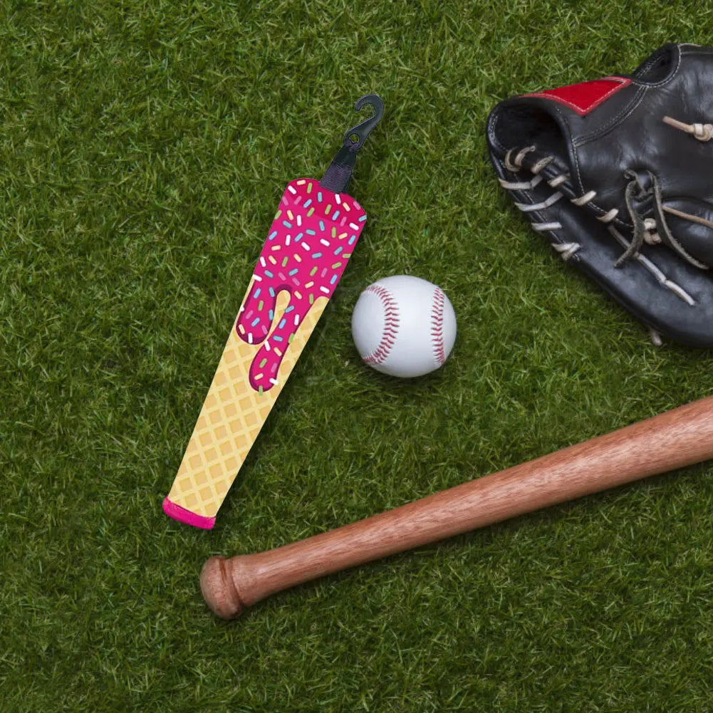 Baseball & Softball Handle Cover Cushy Zippered Sleeve Baseball Bat Handle Cover for Baseball and Softball