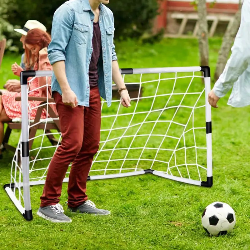 Portable Foldable Soccer Goal for Kids Indoor and Outdoor Play