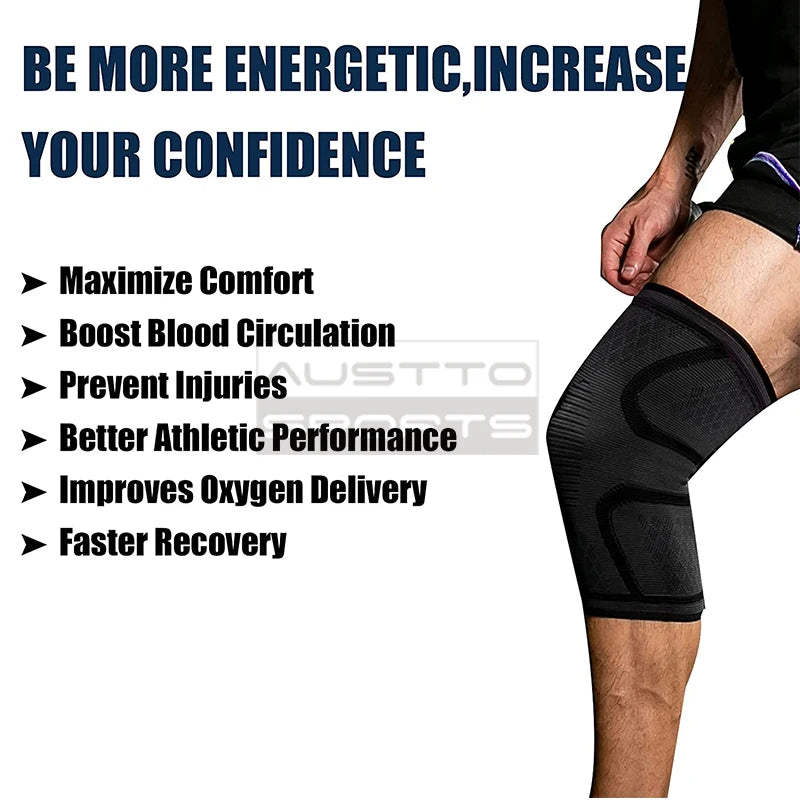 Austto Knee Support Braces for Running and Fitness Workouts