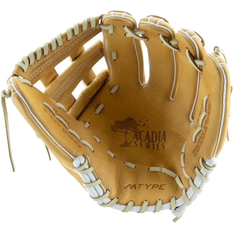 MARUCCI Acadia M Type V2 45A3 Baseball Glove, 12.00", H-Web, Left Hand Throw, MESA/Camel