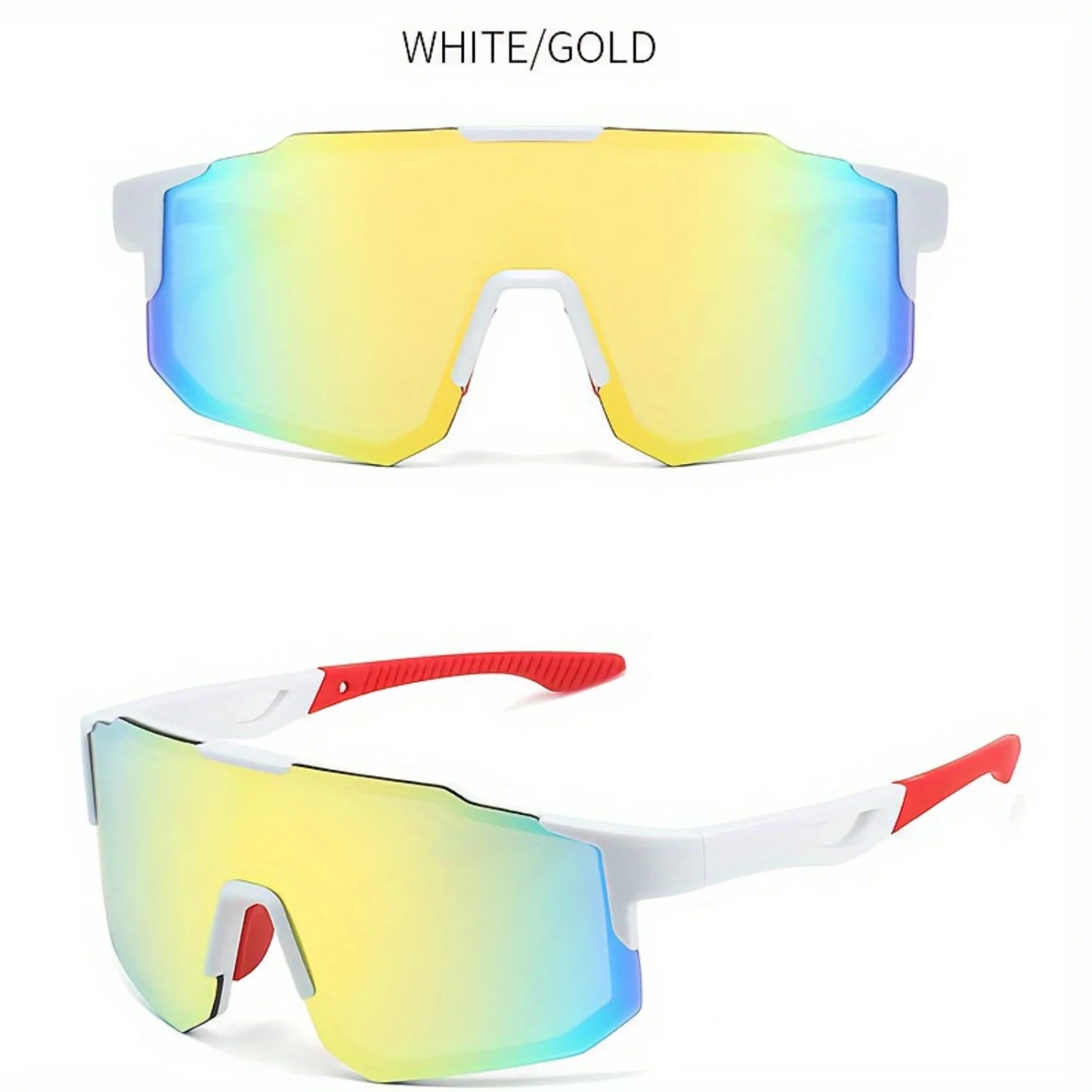 Stylish, High-Quality Unisex Youth Sports Sunglasses with UV400 Protection for Tennis, Softball, Baseball, Cycling, Hiking - One
