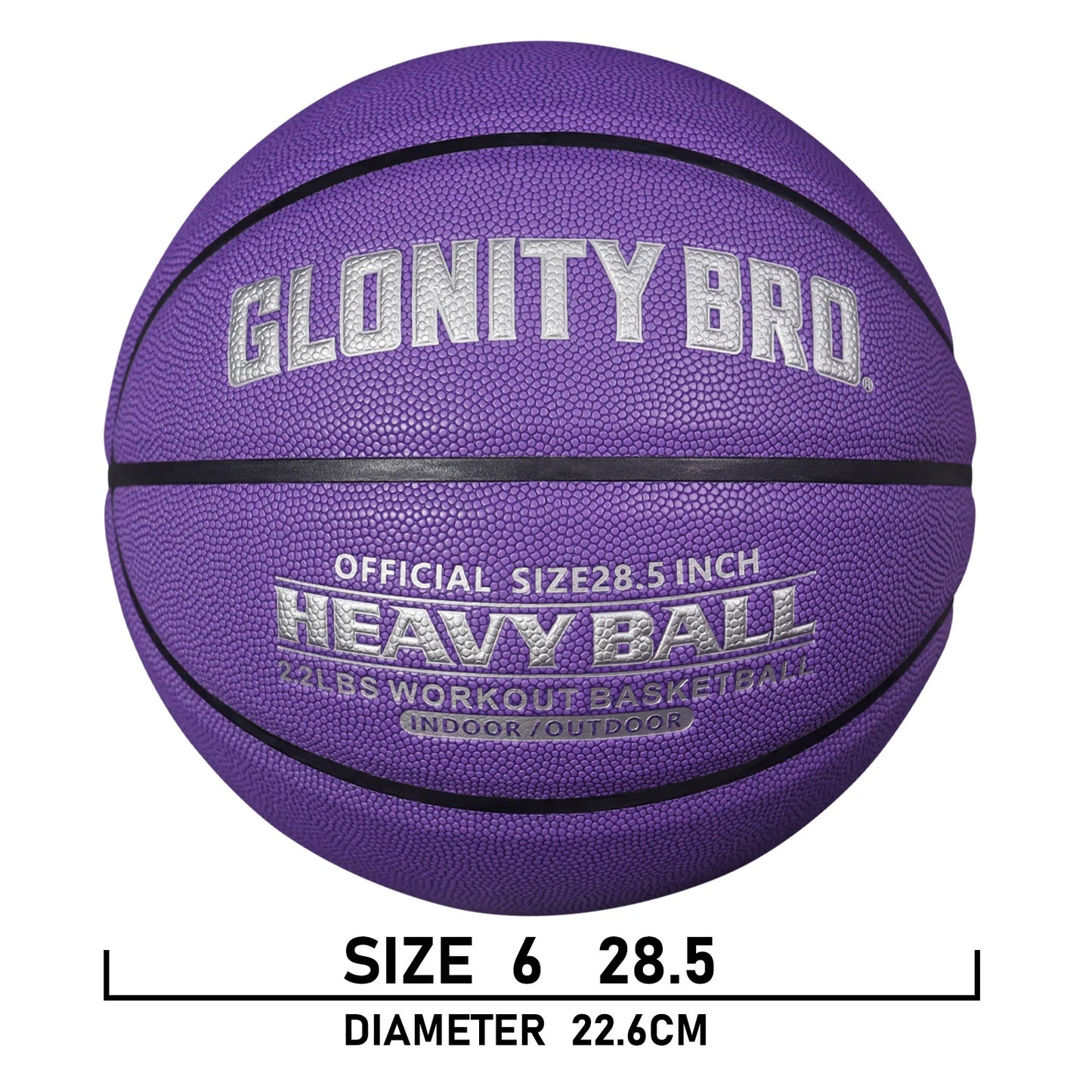 Weighted Training Basketball Women 2.2LBS/28.5'' Adult 3LBS/29.5'' Size6/7 Help Improve Dribbling ,Passing,And Rebounding Skills