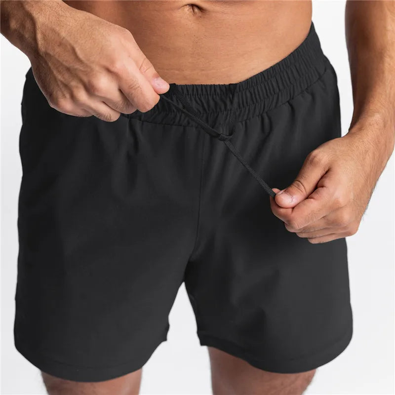 GENDAWAYCN Men Running Shorts Quick Dry Fitness Gym