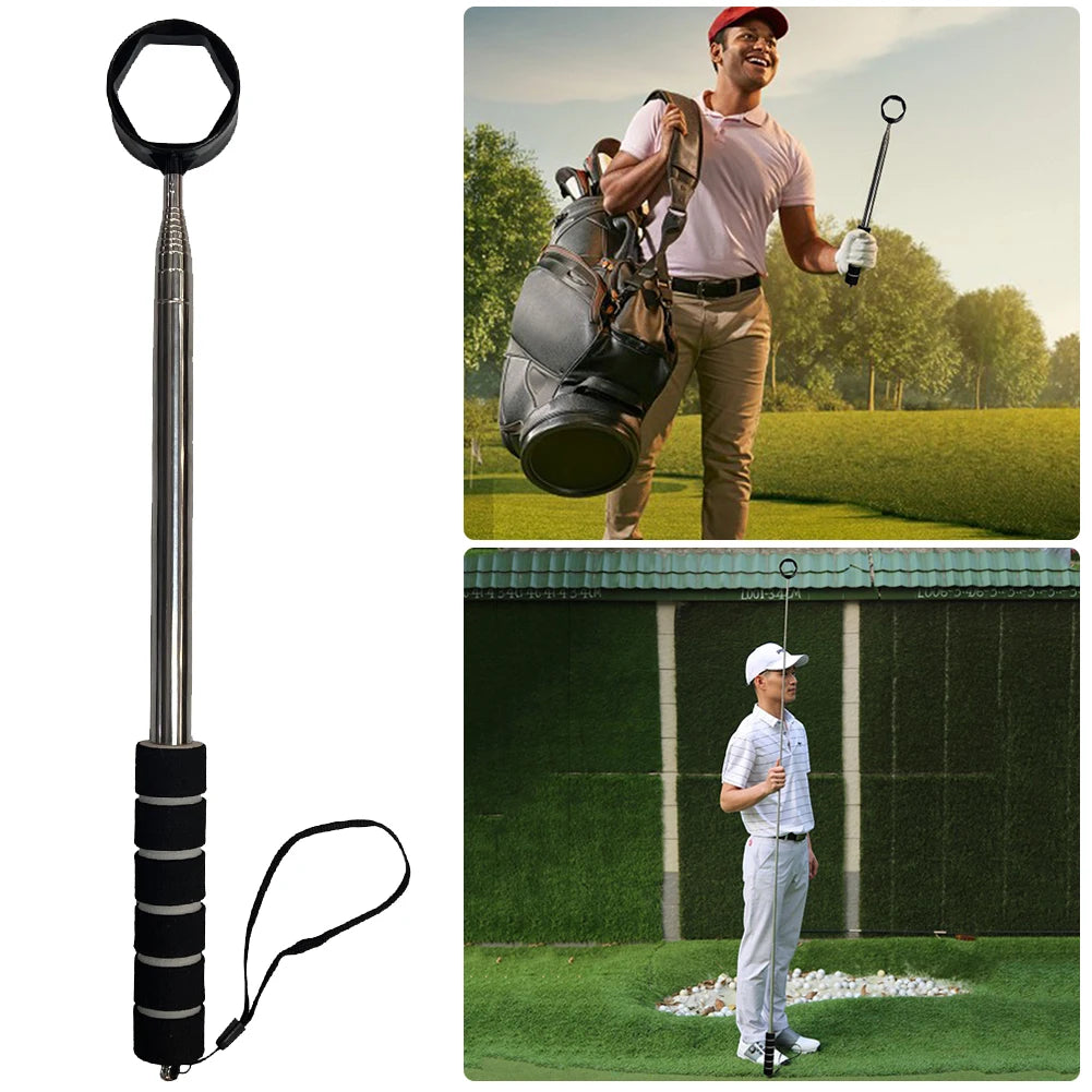 APWIKOGER Telescopic Golf Ball Retriever Grabber Tool