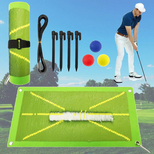 Premium Golf Impact Mat Set for Practice and Gifts