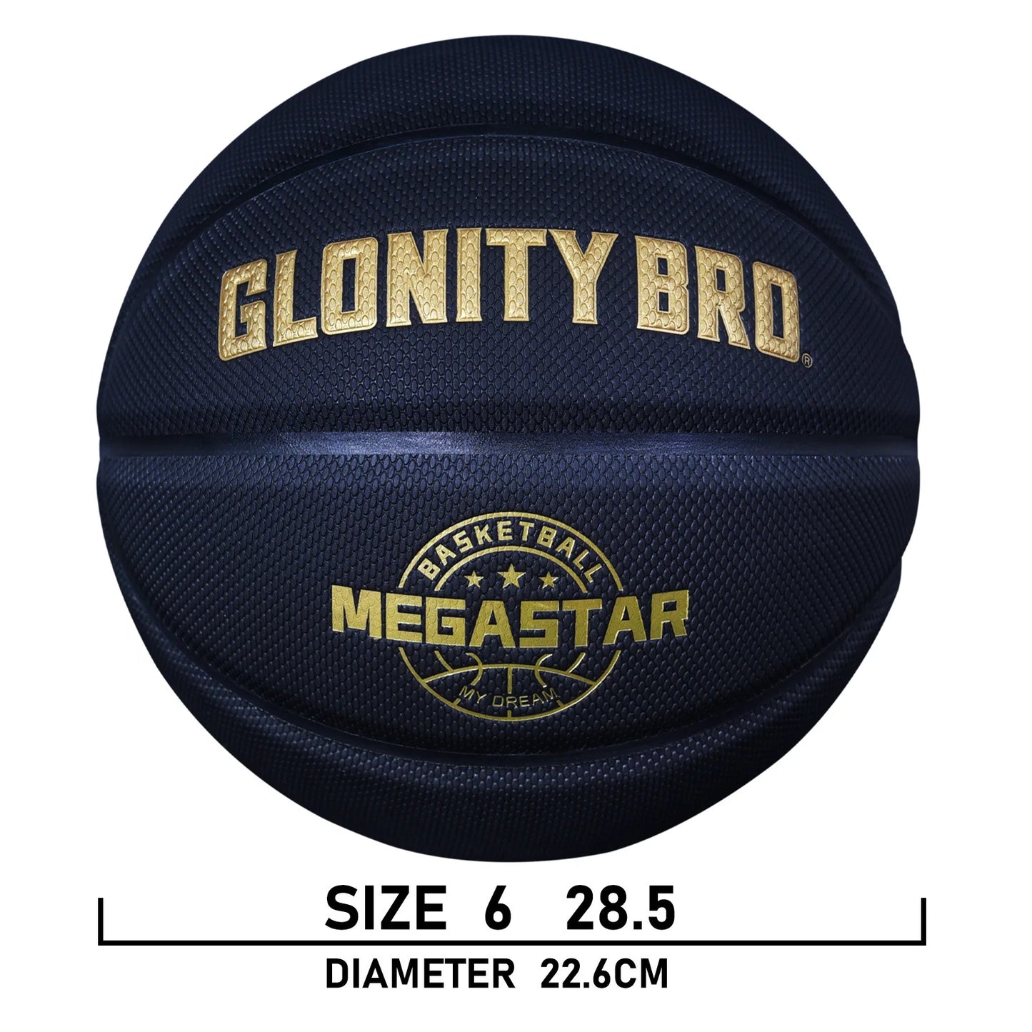 Wear-resistant Pu Leather In&Outdoor Competition Basketball Standard Size 5 6 7 Brown-Red Men's Women's Traning Team Street Ball