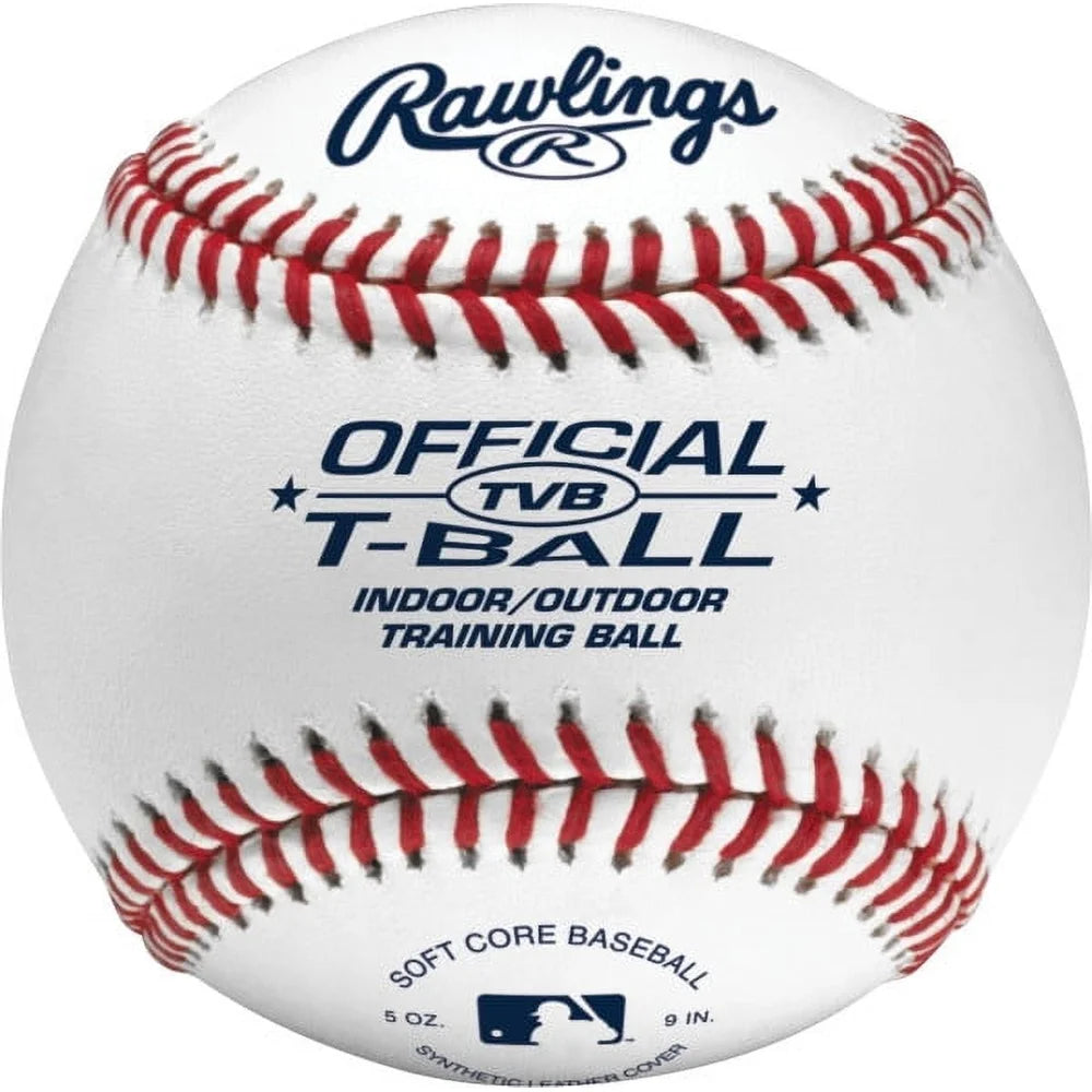 6 Pack Youth Tball Training Baseball Soft Sponge Rubber Safe Indoor Outdoor Practice Official Size Weight Beginner Friendly