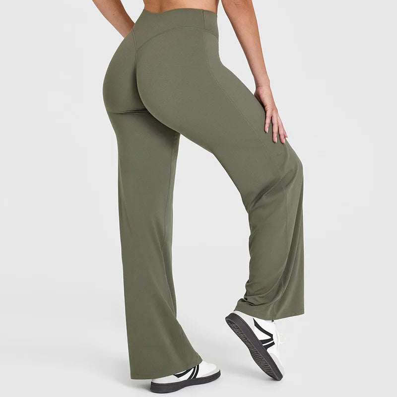 NCLAGEN Straight Leg Yoga Pants Ultra Soft Butter Fabric