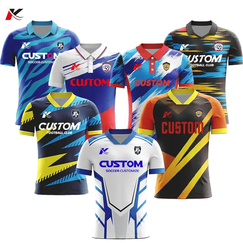 Personalized Custom Soccer Jerseys with Embroidered Logo for Teams