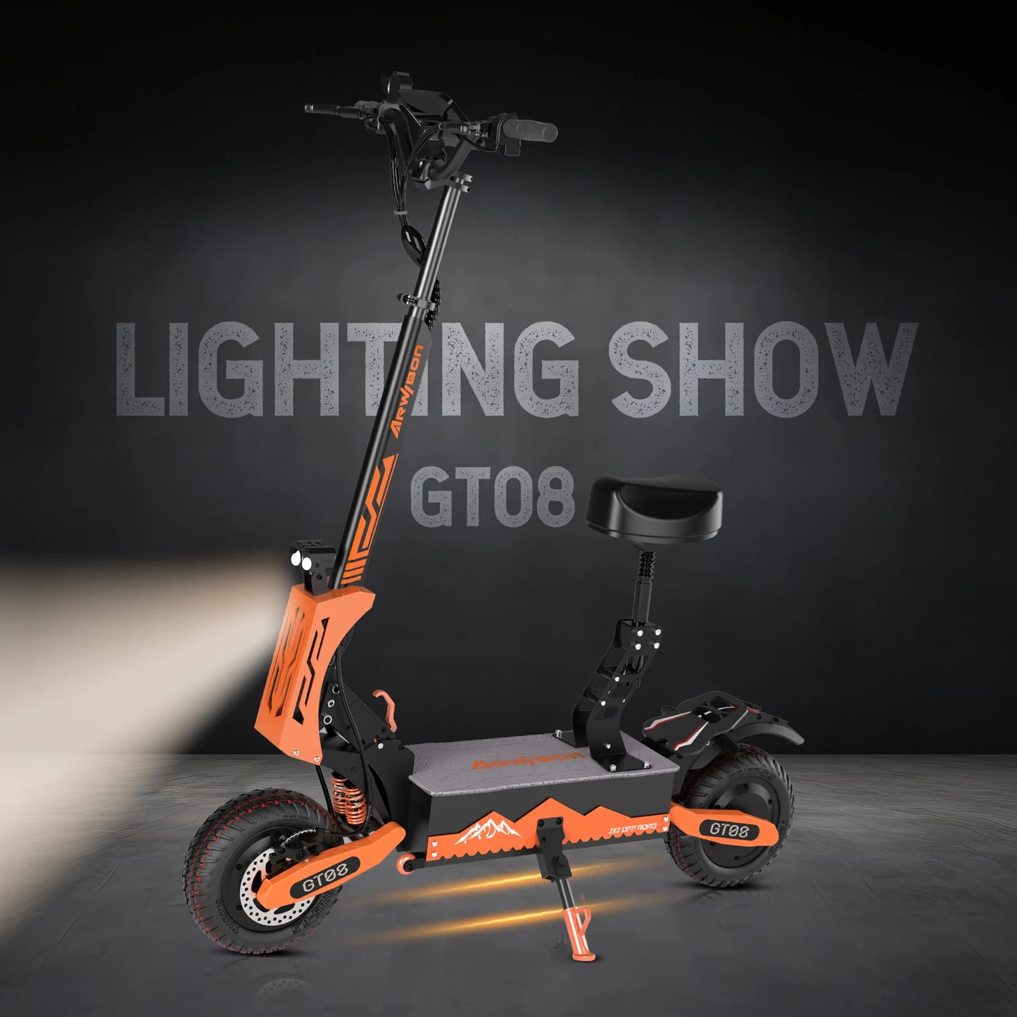 Arwibon 5600W Dual Motor Electric Scooter Top Speed 46MPH