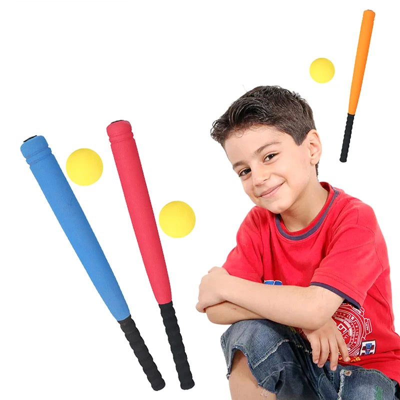 Kids Baseball Bat And Ball 21/24Inch Lightweight Safe Toy EVA Softball Bat Baseball Bat For Indoor Outdoor Learning Game Playing
