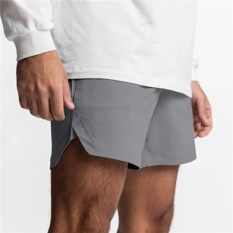 GENDAWAYCN Men Running Shorts Quick Dry Fitness Gym