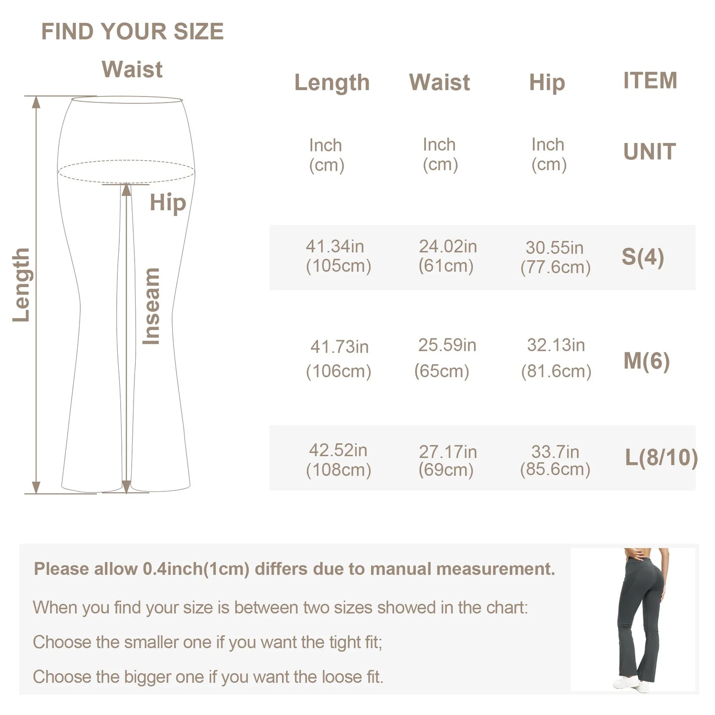 CN Guangdong Bootcut Yoga Pants With Pockets For Women