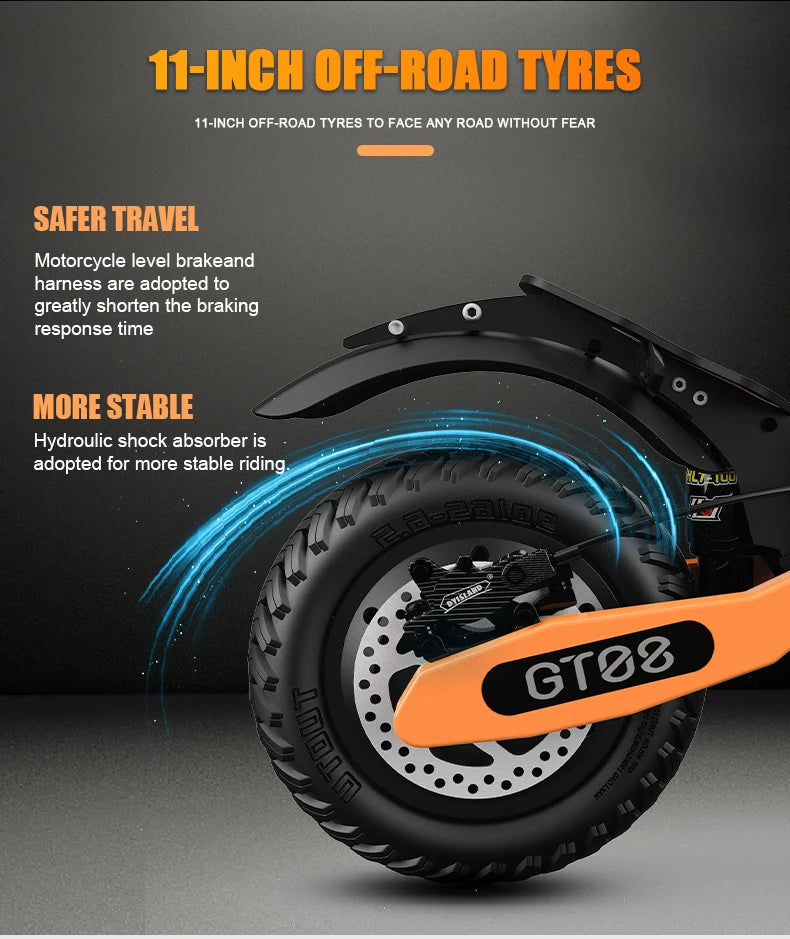 Arwibon 5600W Dual Motor Electric Scooter Top Speed 46MPH