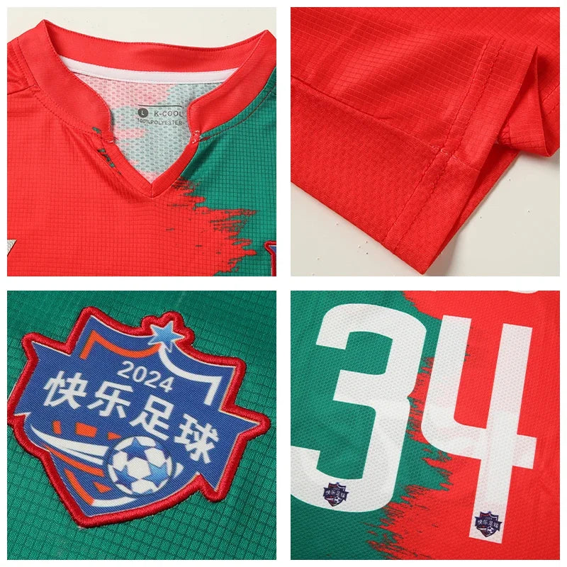 Personalized Custom Soccer Jerseys with Embroidered Logo for Teams