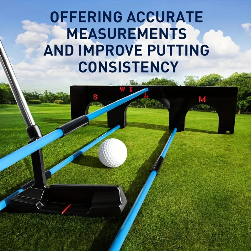 Golf Training Aid Gate with 6 Alignment Sticks and 5 Different Swing Plane Angles Professional Portable Light Weight