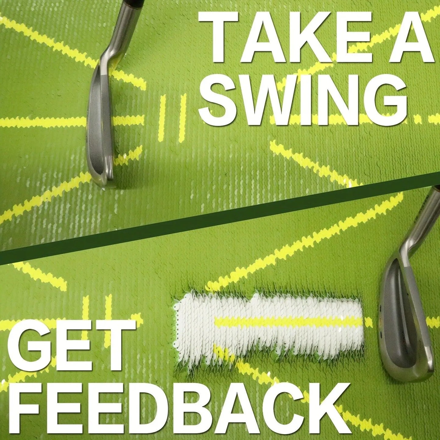Premium Golf Impact Mat Set for Practice and Gifts