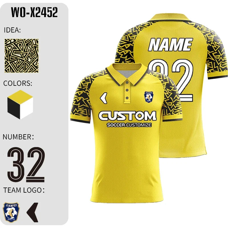 Personalized Custom Soccer Jerseys with Embroidered Logo for Teams