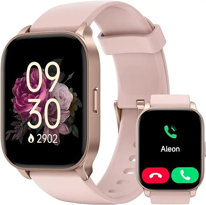 TOOBUR 2.01“ Smart Watch for Women With Answer/Make Calls，Alexa Built-in Fitness Track Smartwatcher 100 Sports/IP68 Waterproof
