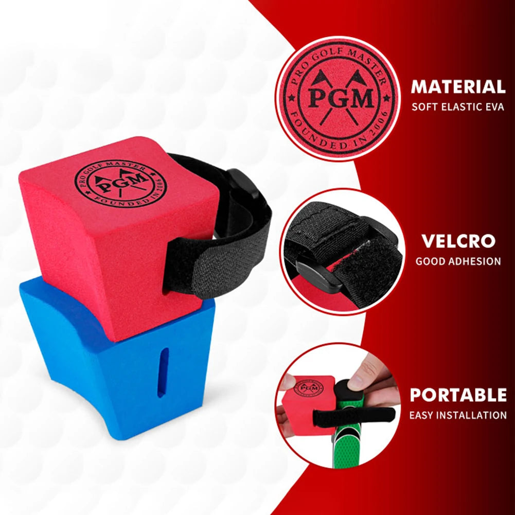 Golf Putter Cube EVA Sponge Golf Putting Trainer Stabilizing Wrist Angle Putter Training Tool Beginners Equipment Pose Corrector