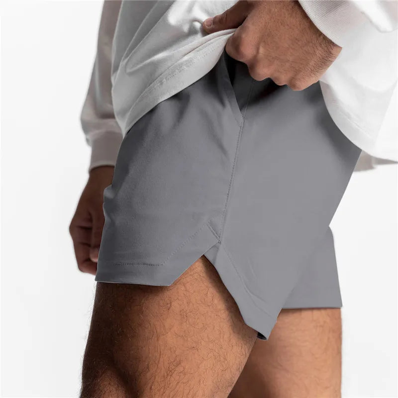 GENDAWAYCN Men Running Shorts Quick Dry Fitness Gym