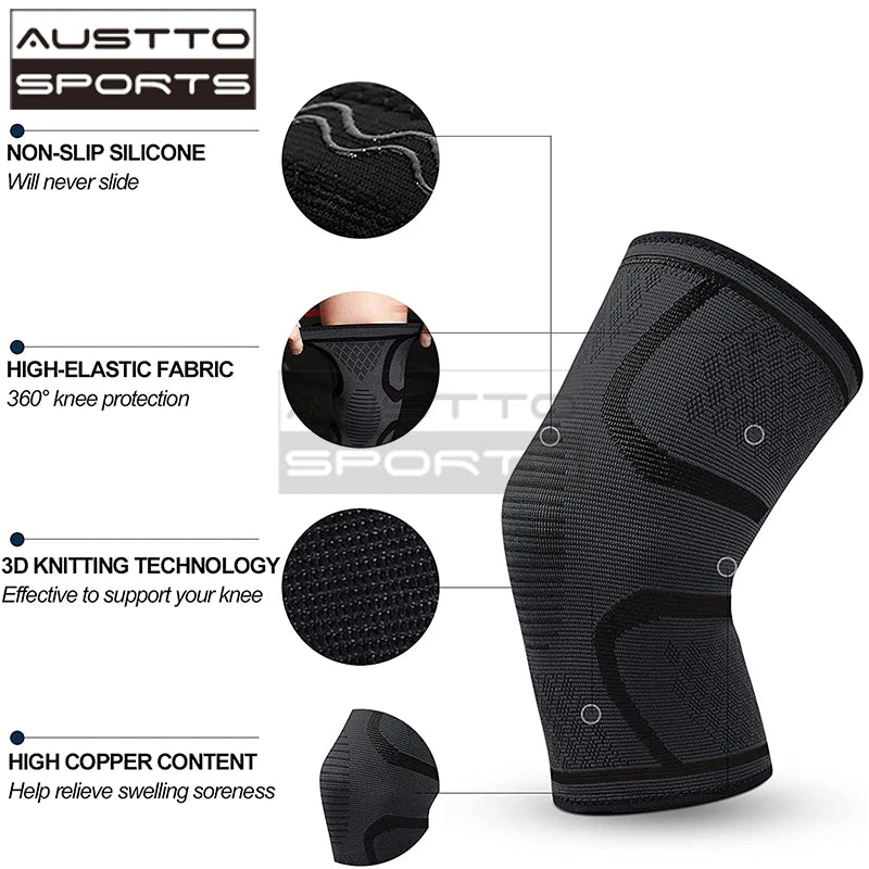 Austto Knee Support Braces for Running and Fitness Workouts