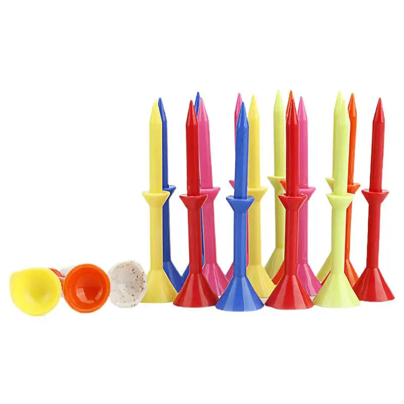 Durable Plastic Golf Tees 50 Pack Perfect for Practice