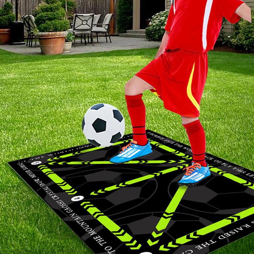 Non-Slip Football Training Mat for Agility and Dribbling Practice