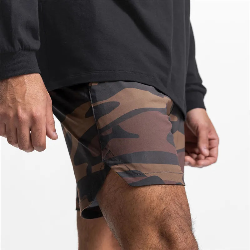 GENDAWAYCN Men Running Shorts Quick Dry Fitness Gym
