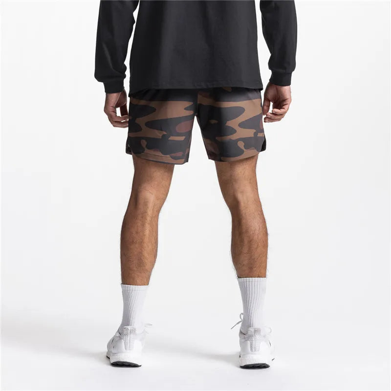 GENDAWAYCN Men Running Shorts Quick Dry Fitness Gym