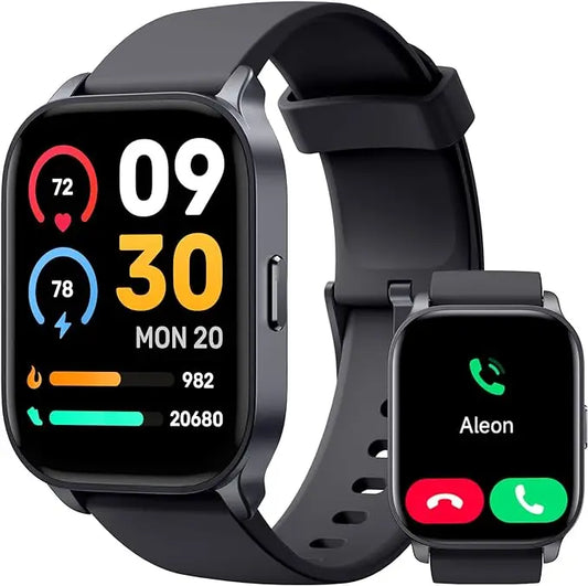 TOOBUR 2.01“ Smart Watch for Women With Answer/Make Calls，Alexa Built-in Fitness Track Smartwatcher 100 Sports/IP68 Waterproof