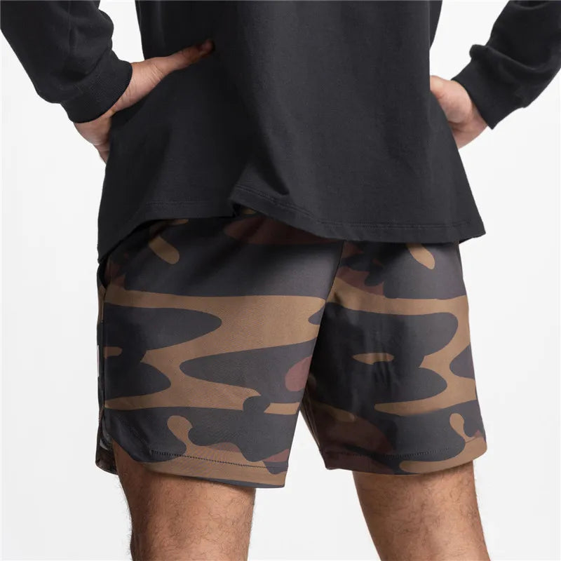 GENDAWAYCN Men Running Shorts Quick Dry Fitness Gym