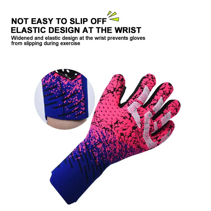 Professional Soccer Goalie Gloves with Anti-Slip Latex Grip
